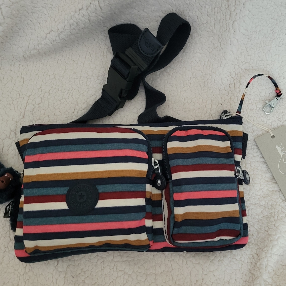 Kipling Multi Stripes Belt/Body Bag